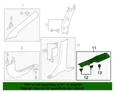 F-MOLDING 86779319 GM