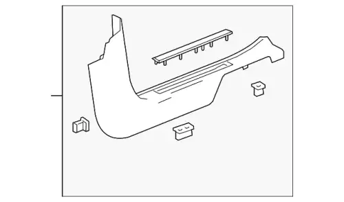 F-MOLDING 84445002 GM