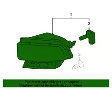 Фара GM 19434278