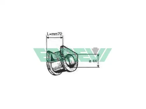 втулка стабилизатора IVEC 730262 ERREVI