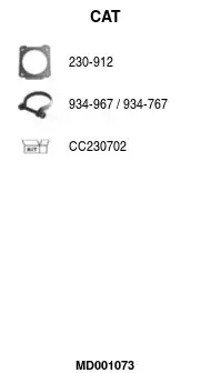 Катализатор MD001073 FA1