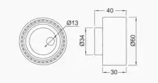 ролик натяжной ГРМ Citr 641154 AUTEX