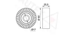 ролик обводной генератора Ren 651064 AUTEX