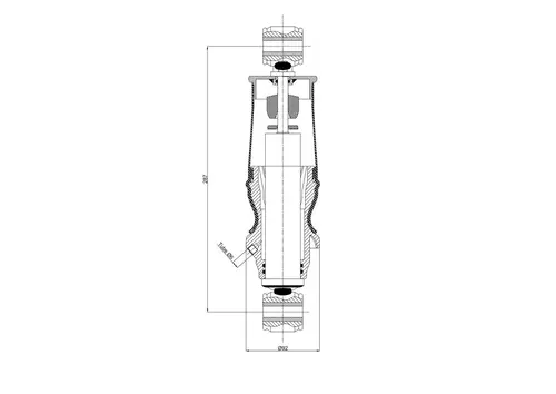 Амортизатор кабины BLACKTECH 11041CA