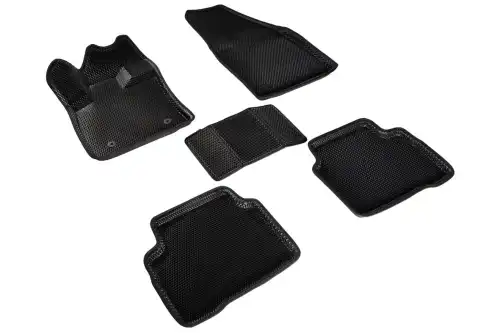 Коврики в салон SEINTEX 98454 Geely Tugella 2020-н.в. 5 шт., черный