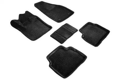 Коврики в салон SEINTEX 98431 Geely Tugella 2020-н.в. 5 шт., черный