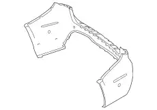 Exchange Trim, Bumper ! \MB 166 885 02 00 64 9999