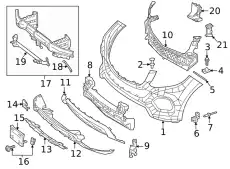 Trim, Bumper ! \MB 166 885 92 25 64 9999