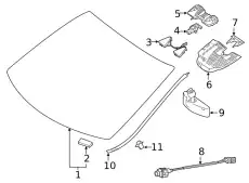 Windshield ! \MB 247 670 40 02 28