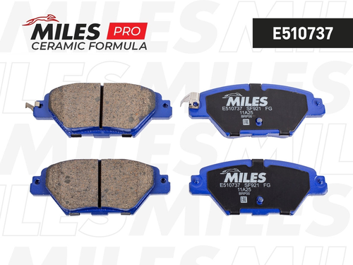 Тормозные колодки дисковые MILES E510737