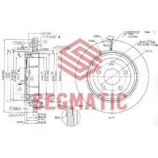 Тормозной диск SEGMATIC SBD30093314