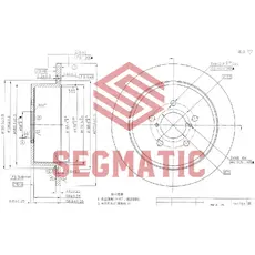 Тормозной диск SEGMATIC SBD30093323