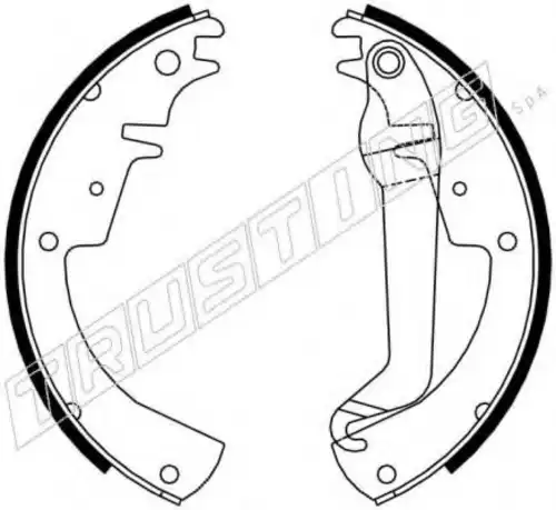 колодки бараб. торм. Opel 073.174 TRUSTING