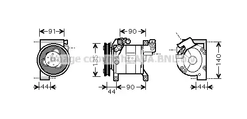 Шаровая опора PRASCO DNK322