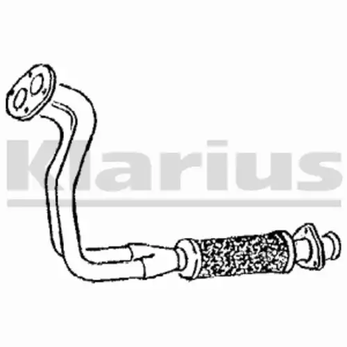 патрубок радиатора MB 120212 KLARIUS