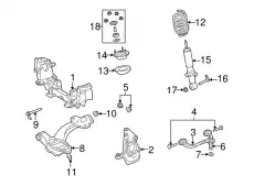 Шаровая опора LINCOLN 6W1Z3084B