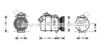 компрессор конд. BWK226 PRASCO