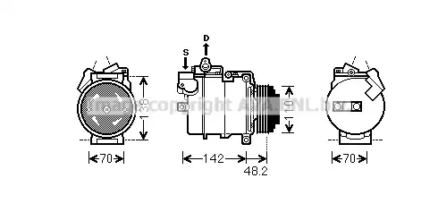 успокоитель цепи MB BWK386 PRASCO