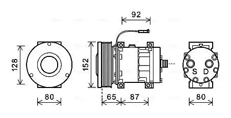 Интеркулер AVA BW4260