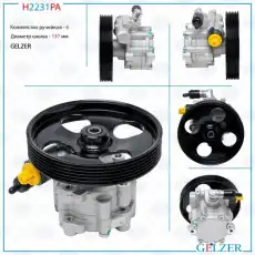 Насос гидроусилителя руля GELZER H2231PA