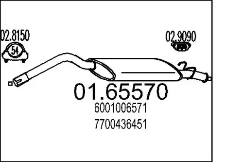 Ступица MTS 01.65570