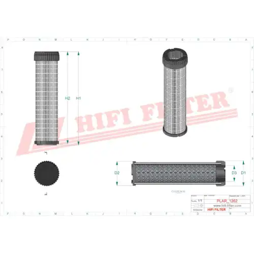 Фильтр воздушный HIFI SA160144