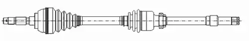 Рулевая тяга IPD 33-1245