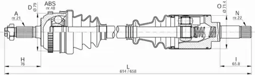 Рулевая тяга OPEN PARTS DRS6183.00