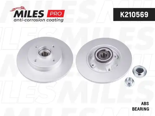Тормозной диск MILES K210569