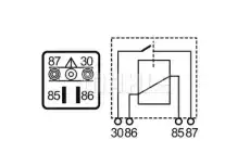 Work current relay 24V/60A number of posts 4pcs MR25 KNECHT