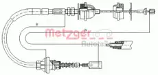 Рулевая тяга METZGER 1172.4
