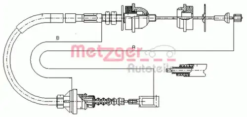 Рулевая тяга METZGER 1172.4