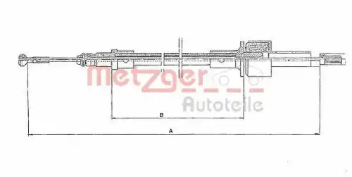 Рулевая тяга METZGER 155169