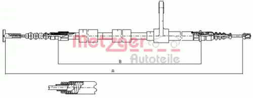 Рулевая тяга METZGER 251.31