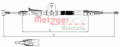 Рулевая тяга METZGER 451.2