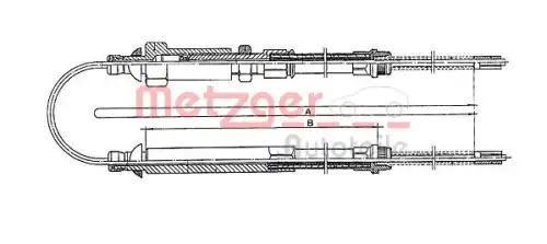 Рулевая тяга METZGER 1171.10