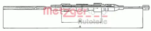 Рулевая тяга METZGER 10.744