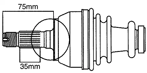 Рулевая тяга FARCOM 122450