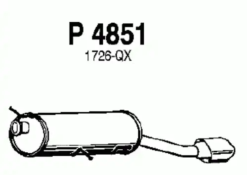 Рулевая тяга FENNO P4851