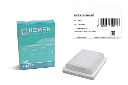 Фильтр воздушный HEMEN HAF002