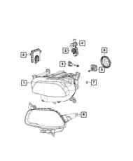 Защита фар FIAT 68249288AA