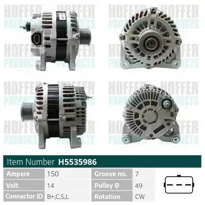 Генератор HOFFER H5535986