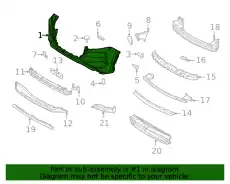 BUMPER ASSY-FRONT 62022-6RL0H NISSAN