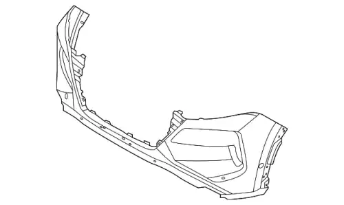 BUMPER ASSY-FRONT 62022-6RL0H NISSAN