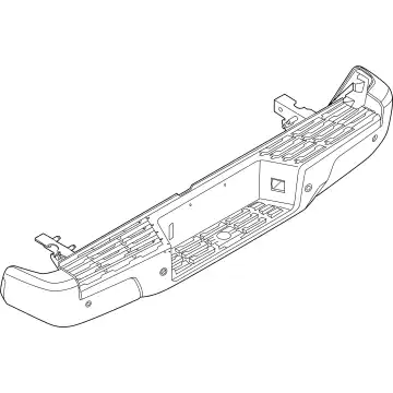 BUMPER ASSY RR 85010-9BU3D NISSAN
