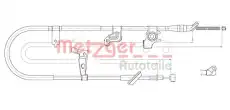 Рулевая тяга METZGER 17.5061