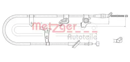 Рулевая тяга METZGER 17.5061