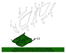 Коврики в салон NISSAN 74902-6LB0A
