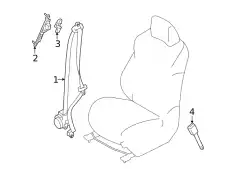 Ремень клиновой NISSAN 86885-5RL8C