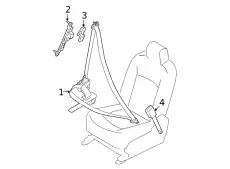Ремень клиновой NISSAN 86885-6LD8A
